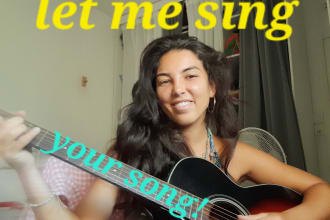 sing your song, or any cover you want