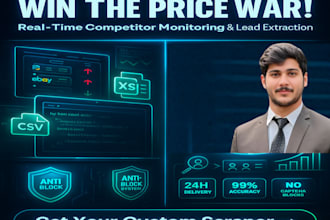 be your web scraping specialist ecommerce price monitoring and lead generation