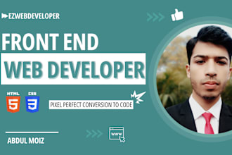 convert image pdf canva figma or sketch to HTML CSS js responsive site