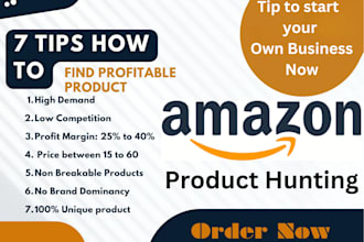 do amazon fba and tiktok products research and product hunting for private label