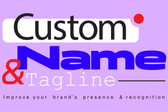 forge a remarkable name and catchy slogan for your business
