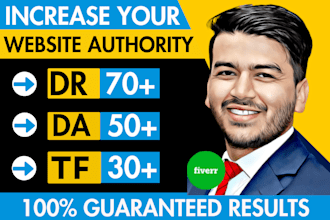 increase domain rating ahrefs DR domain authority moz da majestic tf