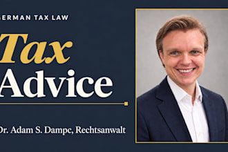 advise you on german tax law and tax planning
