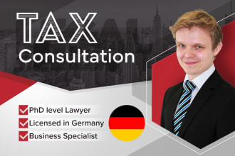give you general advice on german tax law