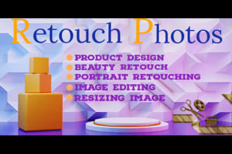 do retouch, beauty photo and amazon products