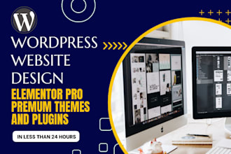 design clean and responsive wordpress website or fix errors