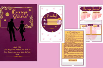 do digital planner, printable planner and journal design