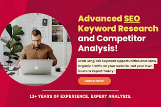 do advanced SEO keyword research and competitor analysis