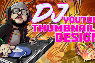 design eye catching youtube fiverr and facebook thumbnails
