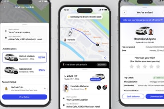 taxi booking app, ridesharing app, carpooling app, car rent app for you