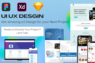design figma website design and landing page UI design