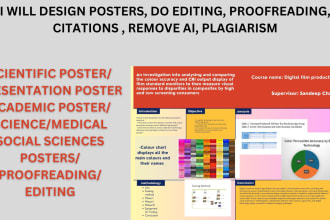 design poster,research poster, law poster, PPT,  legal writing, real estate blog