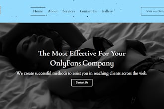 create onlyfans agency website, onlyfans modeling website and management website