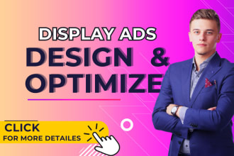 design,setup and manage google display ads
