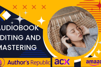 edit, mix and master your audiobook to meet acx standards