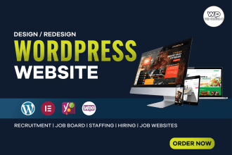 create recruitment, job board, hiring, staffing, job wordpress website