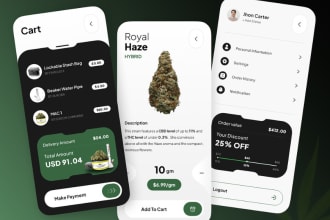 develop cannabis app, cbd website, cannabis delivery app, weed delivery app