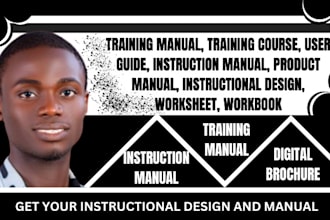 create training manual, training course instruction manual, workbook, ppt slides
