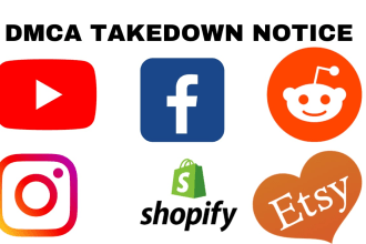 takedown delete harassing defamatory harmful posts from social media under dmca