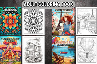 design adult coloring pages adult coloring book activity book for kdp