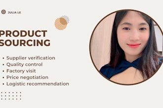 be a sourcing agent to find trusted vietnamese suppliers