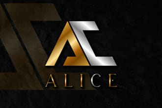 design fancy, luxury, minimalist, monogram or wordmark logo