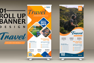 craft artistic roll up, pull up and pop up banners in just 24 hours