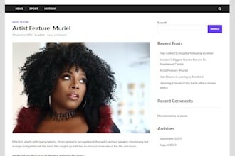 interview artists and singers on a news and radio website
