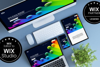 build your professional wix studio website with unlimited revisions