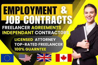 write employment agreement and remote job contracts