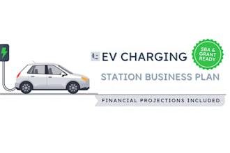 write an sba and grant ready ev charging station business plan