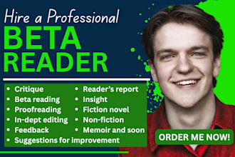 edit, beta read, critique, proofread fiction novel, erotic, nonfiction, memoir