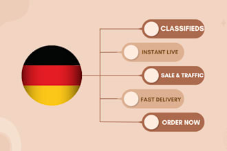 publish your website to 10 high pr german classified ads