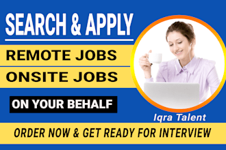 search and apply for jobs application, remote jobs on your behalf