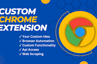 create custom chrome extension with javascript, browser extension expert