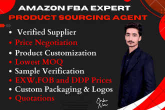 amazon private label product sourcing agent
