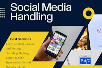 be your social media marketing expert and handler