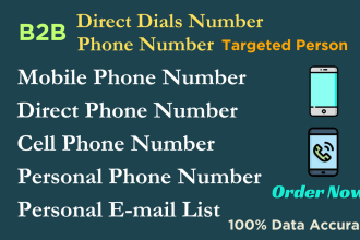 do b2b direct phone number, personal phone number, cell phone and personal email