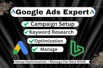 create and optimize google adwords PPC campaigns professionally