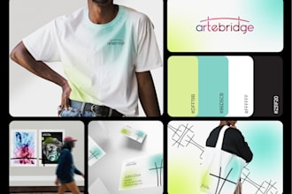 craft brand centric logo design, brand book, brand guidelines and style guide