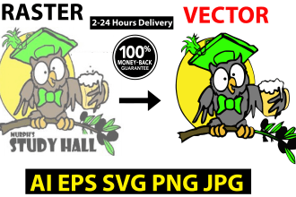 vector tracing, trace, redraw, convert logo to vector