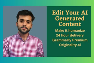 do ai content editing and fast checking of chatgpt content