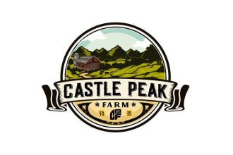 logo design for agriculture, farm, environmental, floral