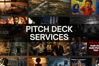 create a film pitch deck, business plan and look book
