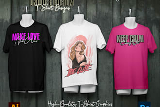 do unique custom trendy tshirt design