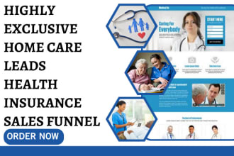 generate homecare leads elderly senior care landing page assisted living website