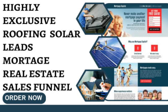 generate roofing leads flooring hvac landing page construction handyman website
