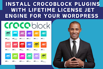 install crocoblock plugins with lifetime license jet engine for your wordpress