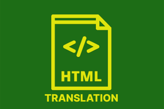 translate HTML files from english to portuguese