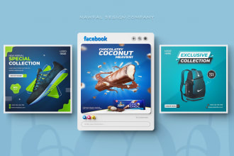 do modern product poster, flyer, social media poster design